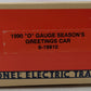 Lionel 6-19910 O Gauge 1990 Seasons Greetings Box Car LN/Box