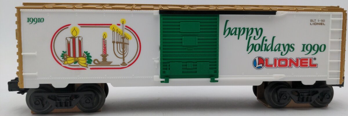Lionel 6-19910 O Gauge 1990 Seasons Greetings Box Car LN/Box
