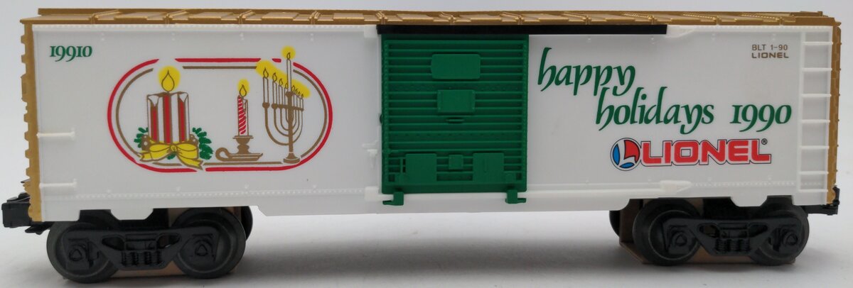 Lionel 6-19910 O Gauge 1990 Seasons Greetings Box Car LN/Box