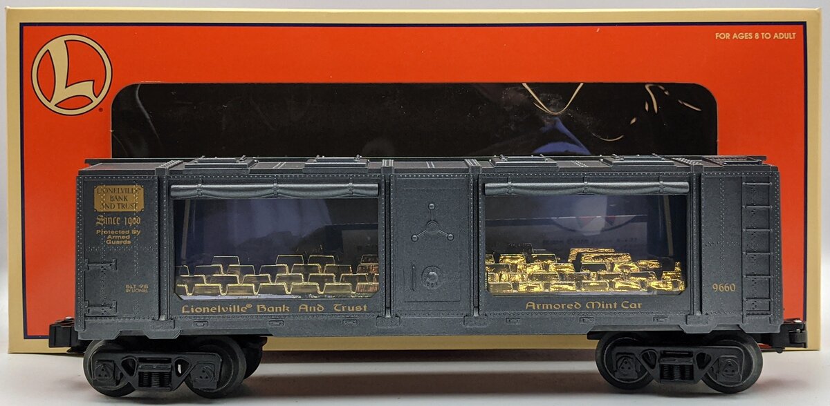 Lionel 6-19660 O Gauge Lionelville Armored Mint Car #9660 MT/Box
