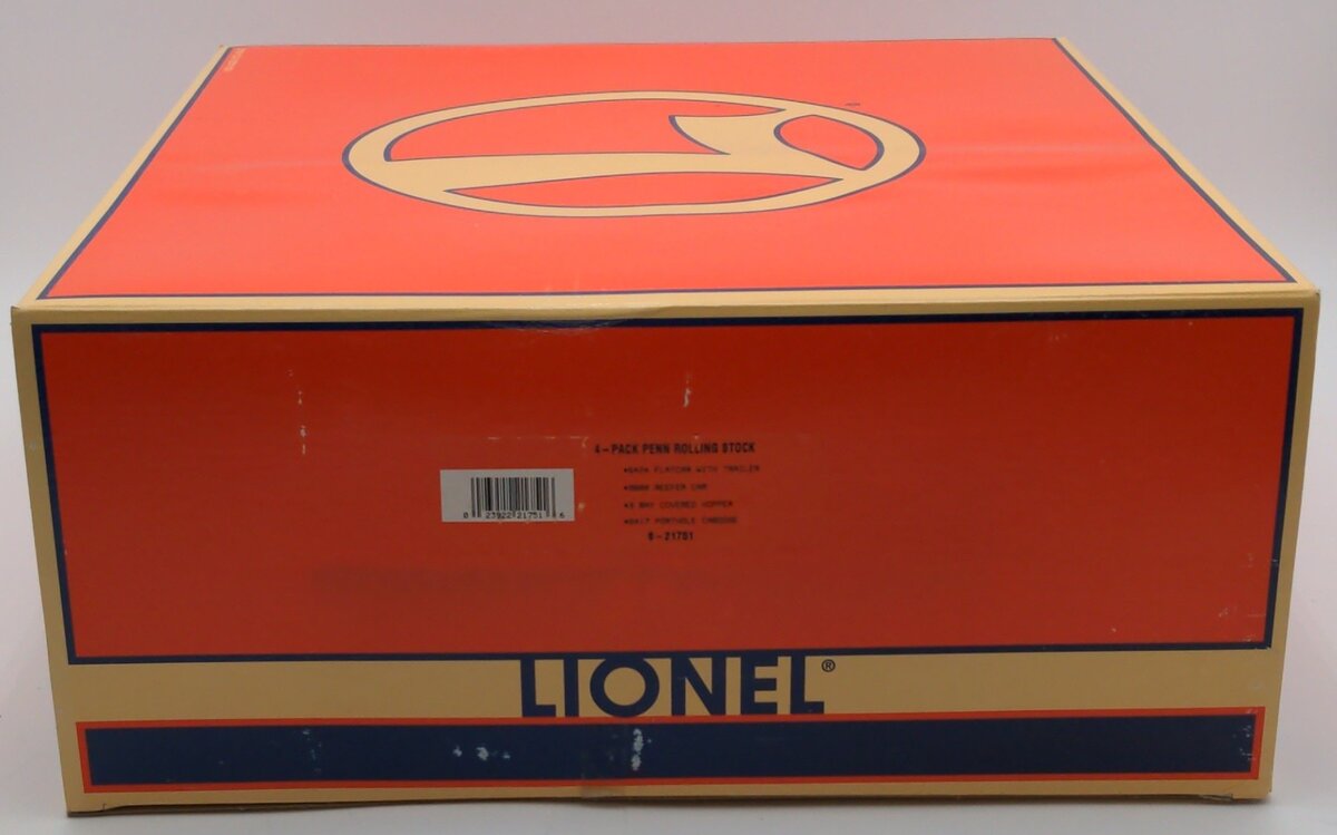 Lionel 6-21751 O Gauge Pennsylvania Rolling Stock (Set of 4) EX/Box
