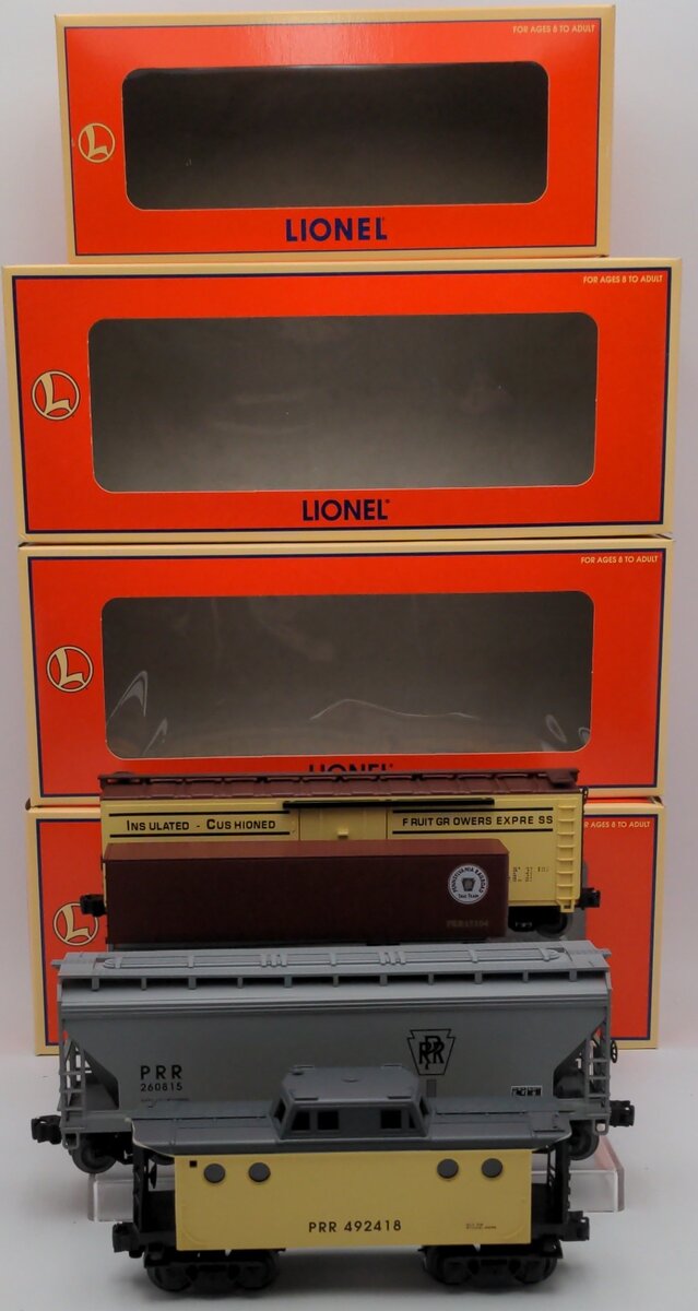 Lionel 6-21751 O Gauge Pennsylvania Rolling Stock (Set of 4) EX/Box