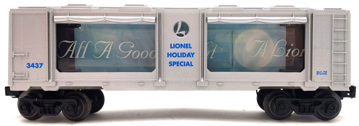 Lionel 6-19855 O Christmas Operating Aquarium Car EX/Box