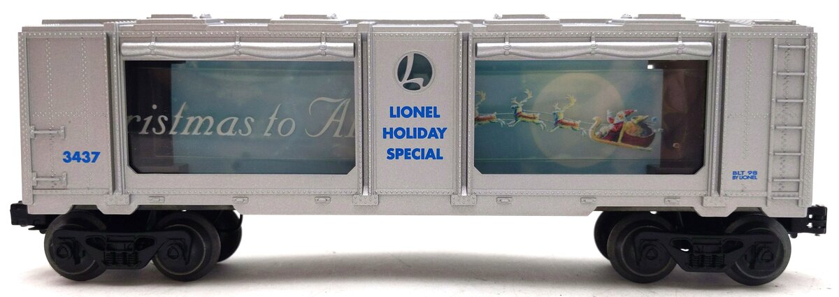 Lionel 6-19855 O Christmas Operating Aquarium Car EX/Box