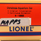Lionel 6-19855 O Christmas Operating Aquarium Car EX/Box