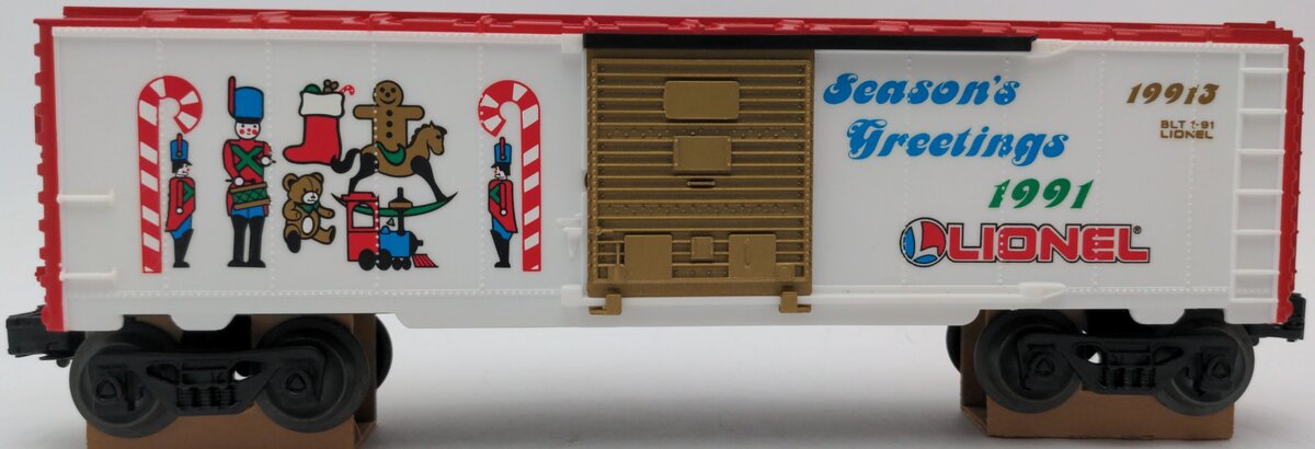 Lionel 6-19913 O Gauge Christmas 1991 Boxcar LN/Box