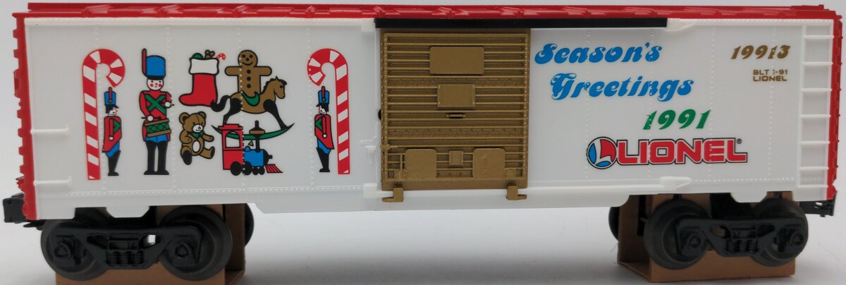 Lionel 6-19913 O Gauge Christmas 1991 Boxcar LN/Box