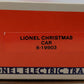 Lionel 6-19903 O Gauge Lionel Christmas Boxcar #1987 EX/Box