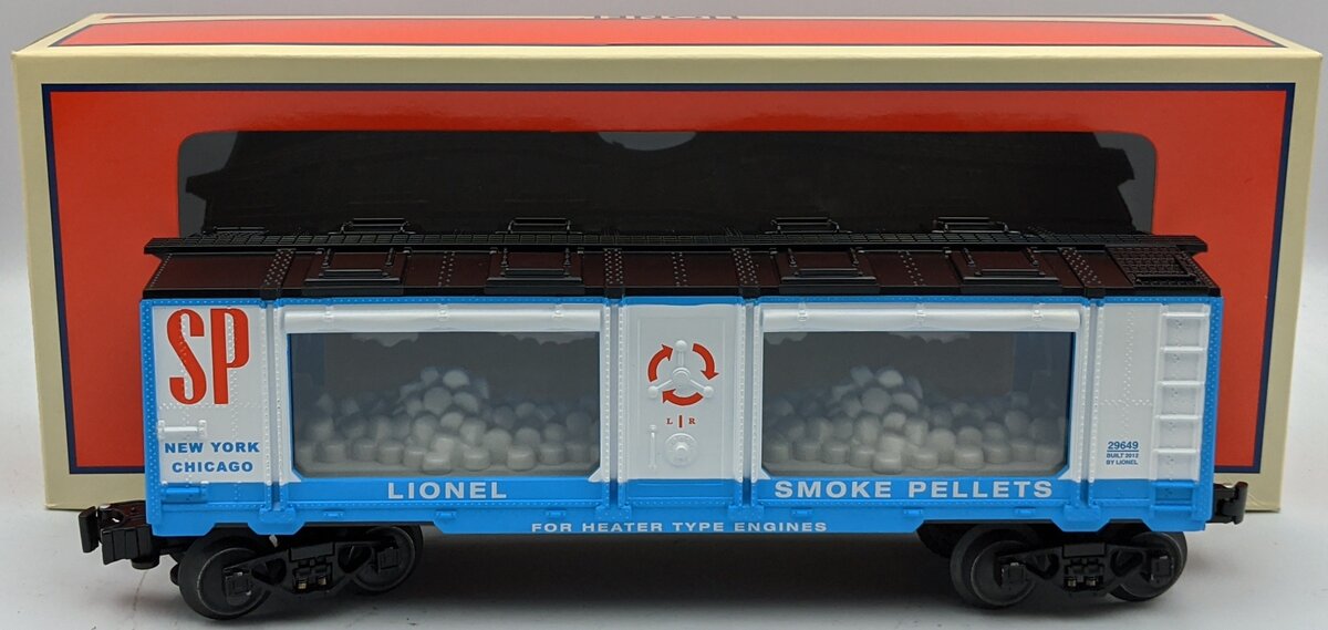 Lionel 6-29649 O Gauge SP Smoke Pellets Transport Mint Car MT/Box