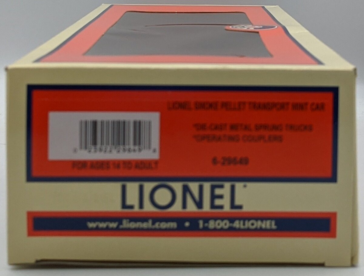 Lionel 6-29649 O Gauge SP Smoke Pellets Transport Mint Car MT/Box