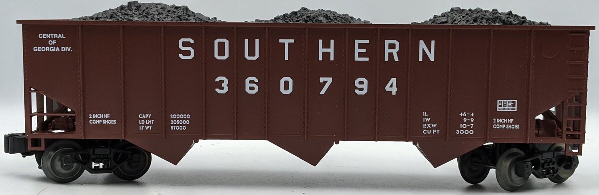 Lionel 6-52038 O Gauge LCCA Southern Hopper w/Coal Load #360794 MT/Box