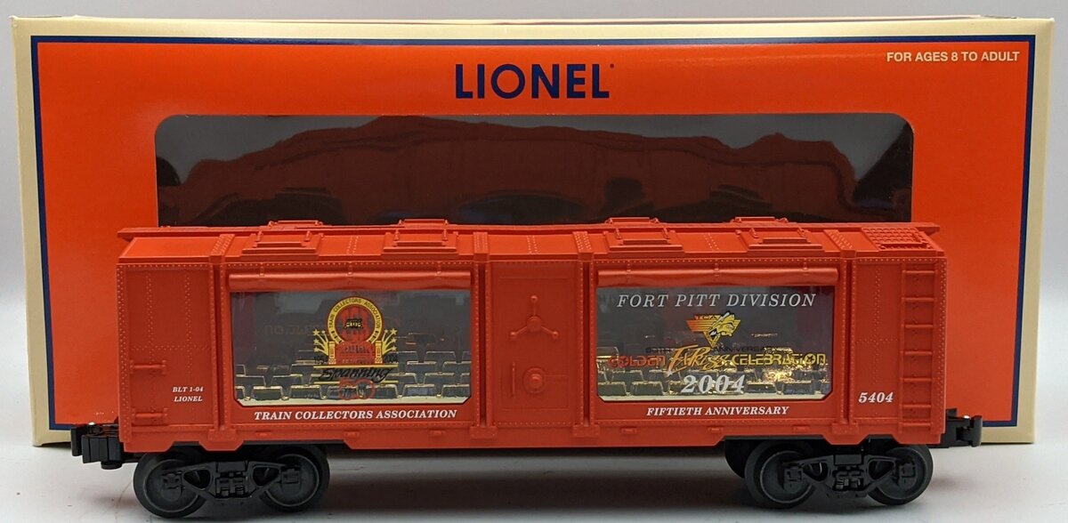 Lionel 6-52338 O Gauge TCA 50th Anniversary 2004 Convention Mint Car #5404 MT/Box