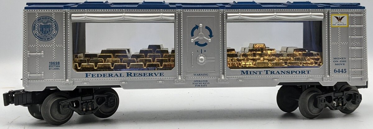 Lionel 6-19698 O Gauge Federal Reserve Mint Car #6445 MT/Box