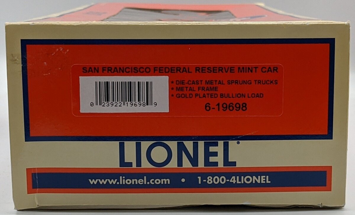 Lionel 6-19698 O Gauge Federal Reserve Mint Car #6445 MT/Box
