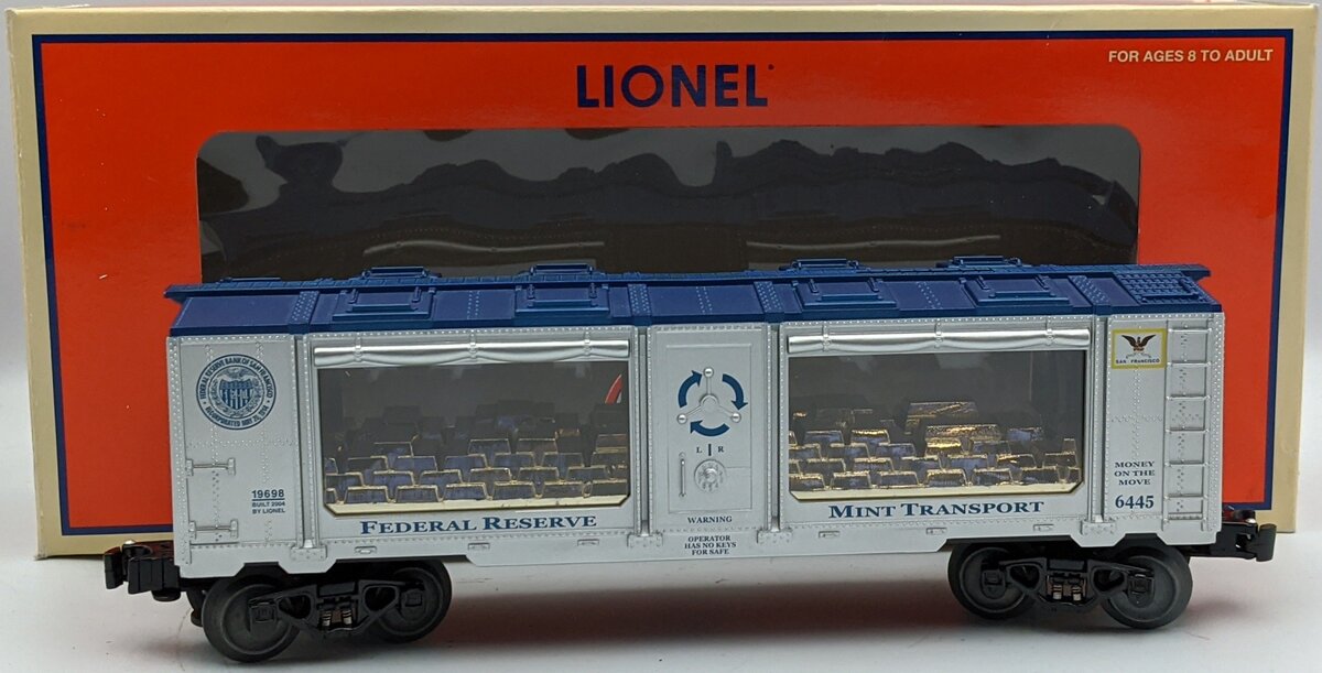 Lionel 6-19698 O Gauge Federal Reserve Mint Car #6445 MT/Box
