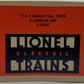Lionel 6-52085 O Gauge 1996 TCA "City of Dallas" Dallas Full Vista Dome Car EX/Box
