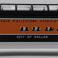 Lionel 6-52085 O Gauge 1996 TCA "City of Dallas" Dallas Full Vista Dome Car EX/Box
