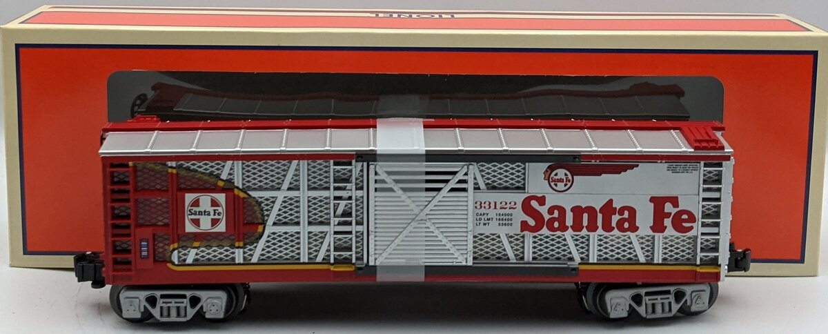 Lionel 6-58535 O Gauge Santa Fe War Bonnet Transparent Boxcar MT/Box