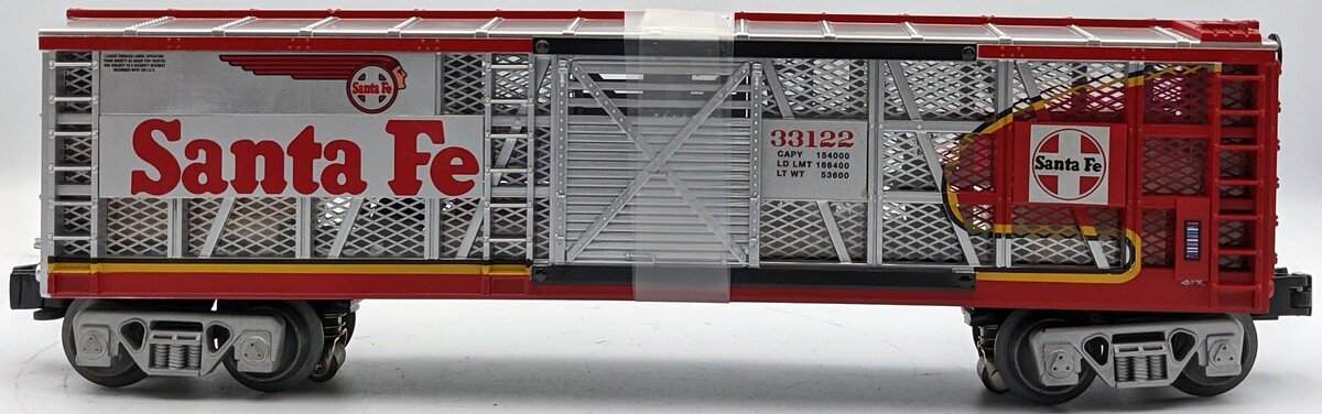 Lionel 6-58535 O Gauge Santa Fe War Bonnet Transparent Boxcar MT/Box