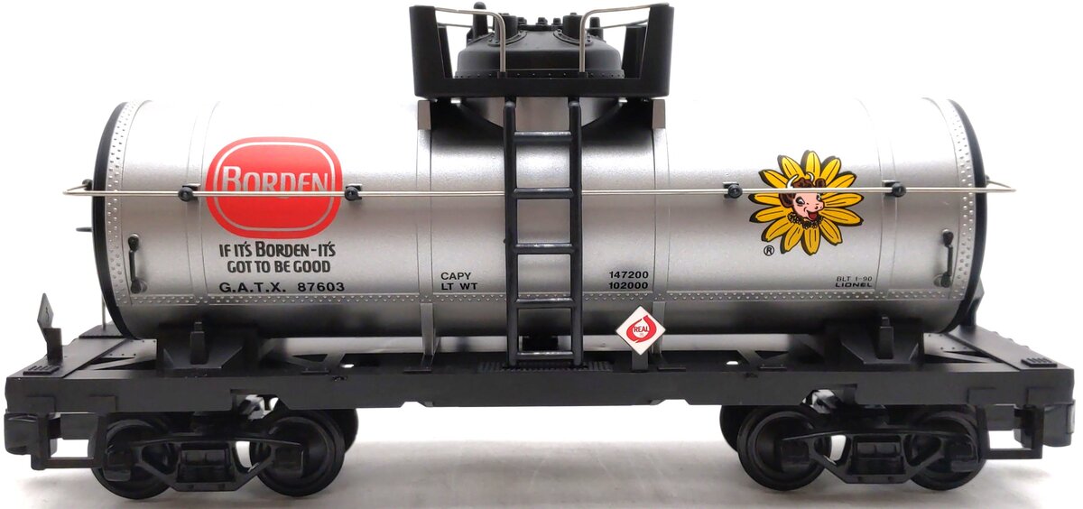 Lionel 8-87603 G Gauge Borden Tank Car NIB
