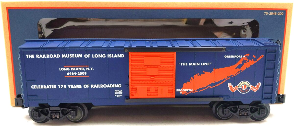 Lionel 6-52548 Railroad Museum of Long Island Boxcar #6464-2009 LN/Box