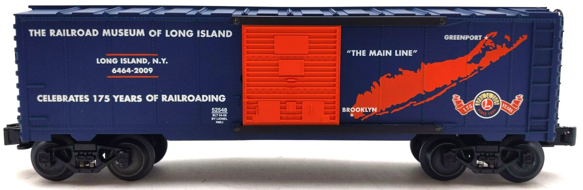 Lionel 6-52548 Railroad Museum of Long Island Boxcar #6464-2009 LN/Box