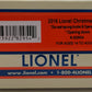 Lionel 6-82954 O 2016 Lionel Christmas Boxcar LN/Box