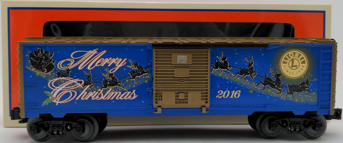 Lionel 6-82954 O 2016 Lionel Christmas Boxcar LN/Box
