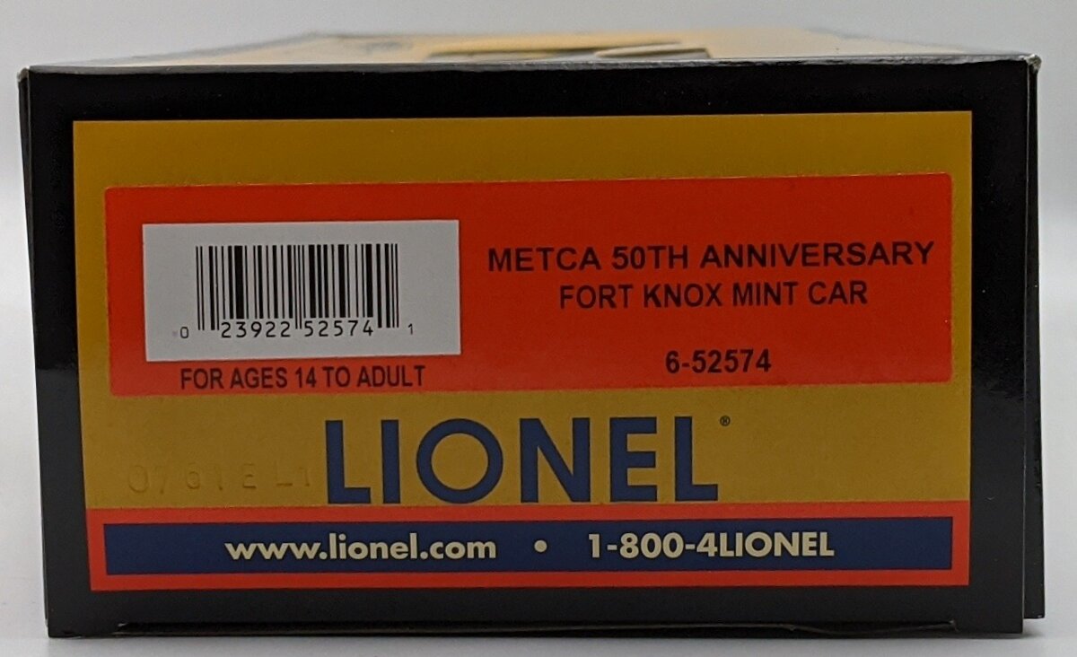 Lionel 6-52574 O Gauge METCA 50th Anniversary Fort Knox Mint Car #6445 MT/Box