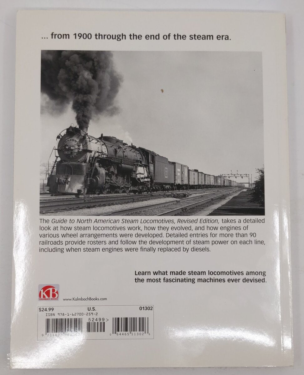 Guide to North American Steam Locomotives Paperback Book By George H. Drury EX