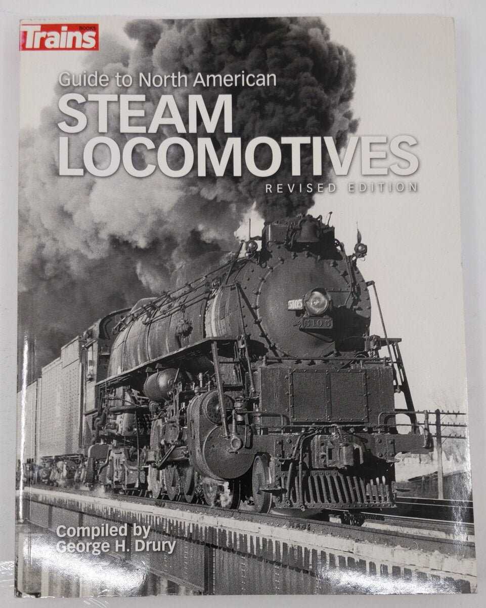 Guide to North American Steam Locomotives Paperback Book By George H. Drury EX
