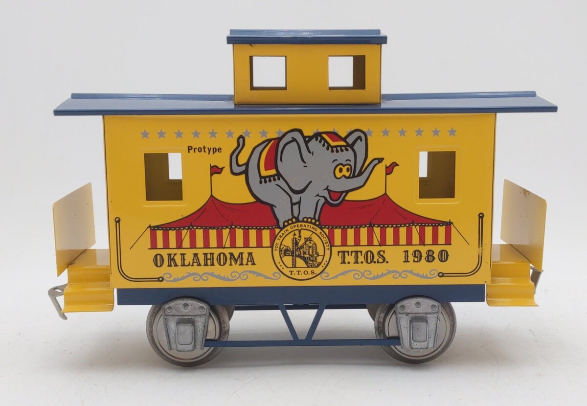McCoy Standard Gauge TTOS 1980 Oklahoma Circus Caboose EX