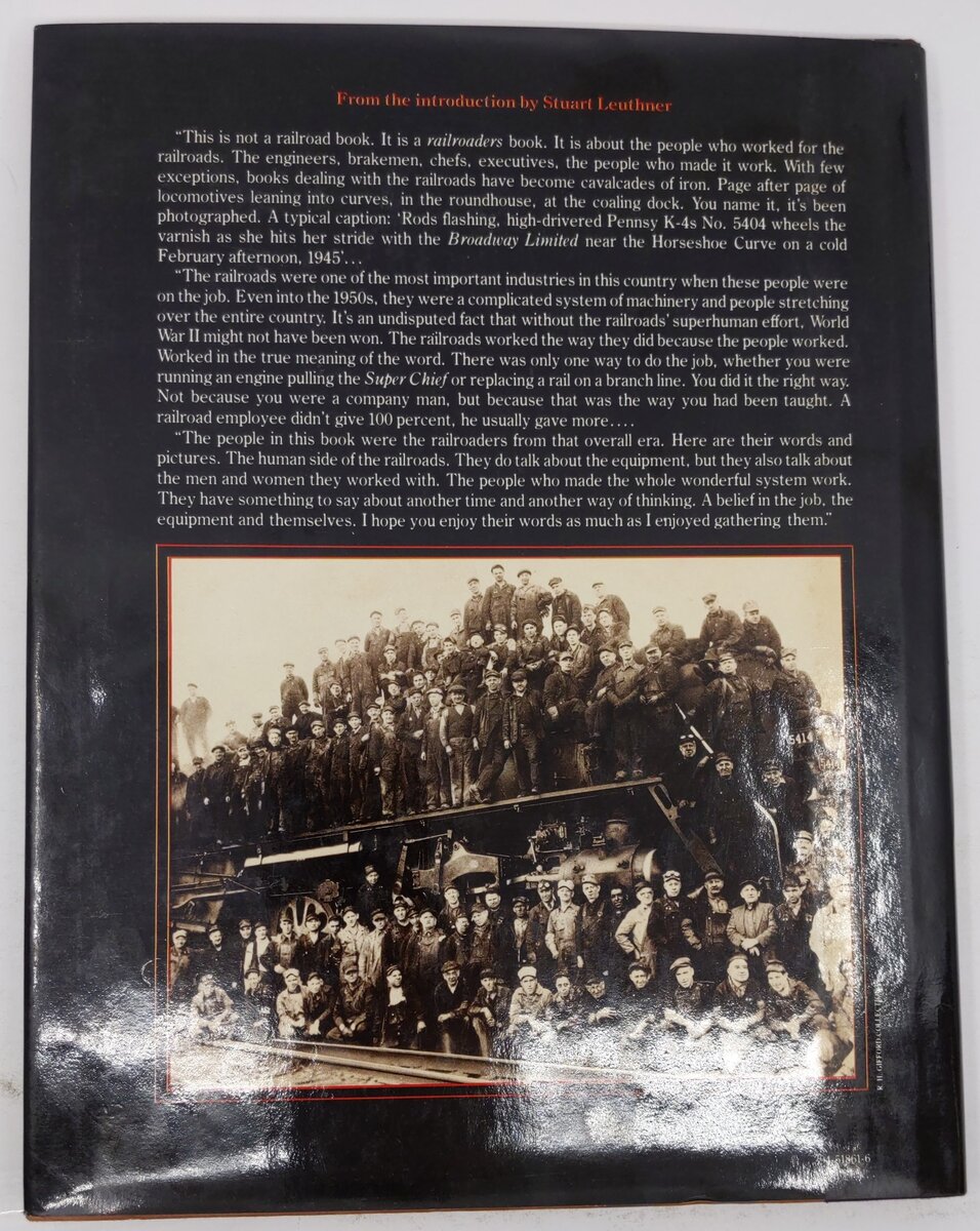 The Railroaders Hardcover Book By Stuart Leuthner VG