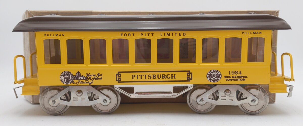 McCoy 1984 McCoy 1984 Standard Gauge TCA Pittsburgh Pullman Passenger Car VG/Box
