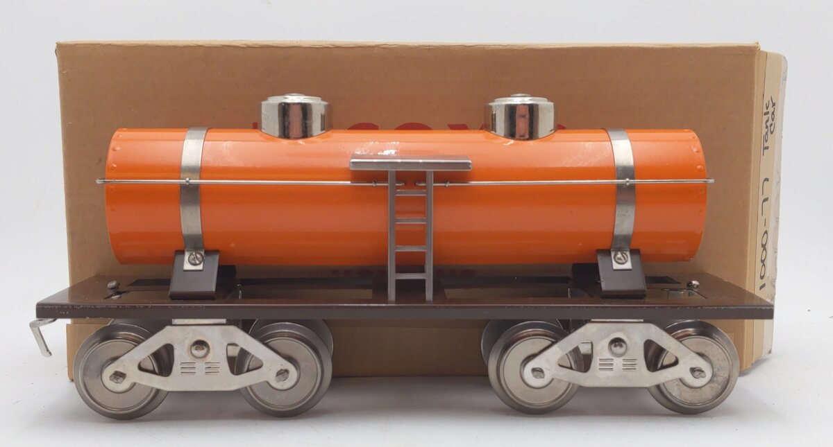 McCoy Standard Gauge Undecorated 2 Dome Tank Car VG/Box