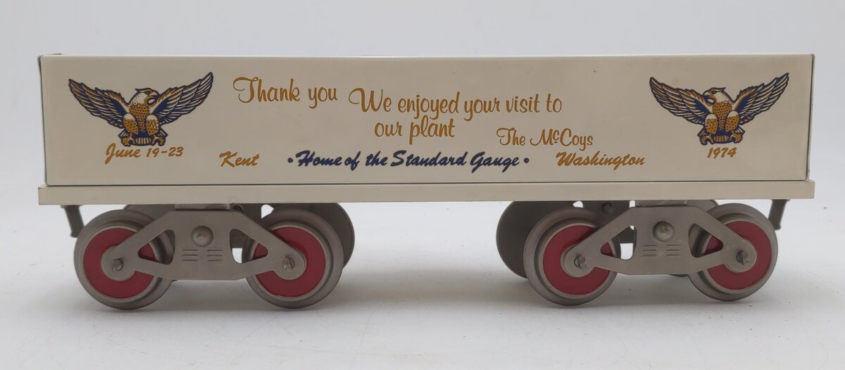 McCoy Standard "Thank you for coming to the plant" Gondola #1974 VG