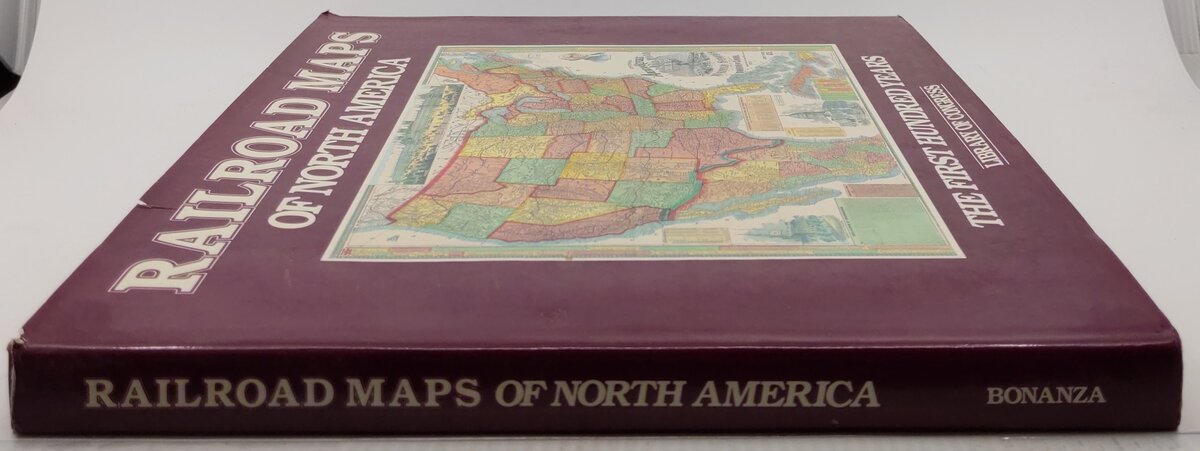 Railroad Maps of North America Hardcover Book  By Andrew M. Modelski VG