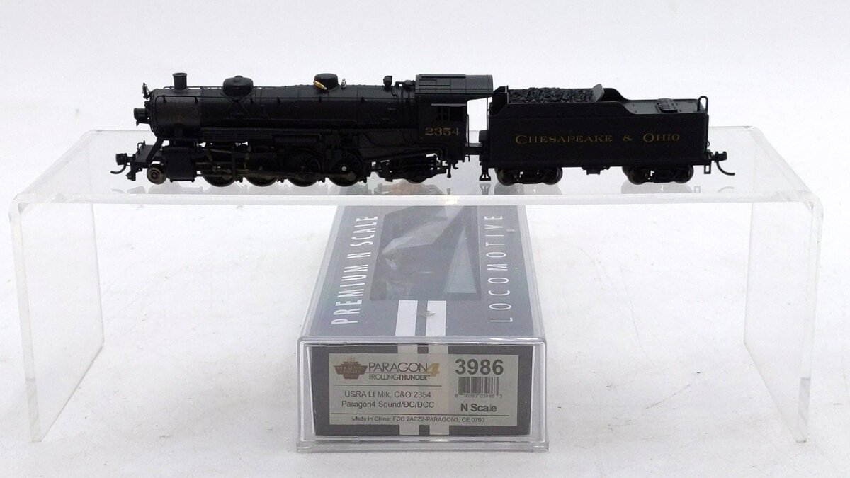 Broadway Limited 3986 N C&O USRA Light Mikado Steam Locomotive Sound/DCC #2354 LN/Box