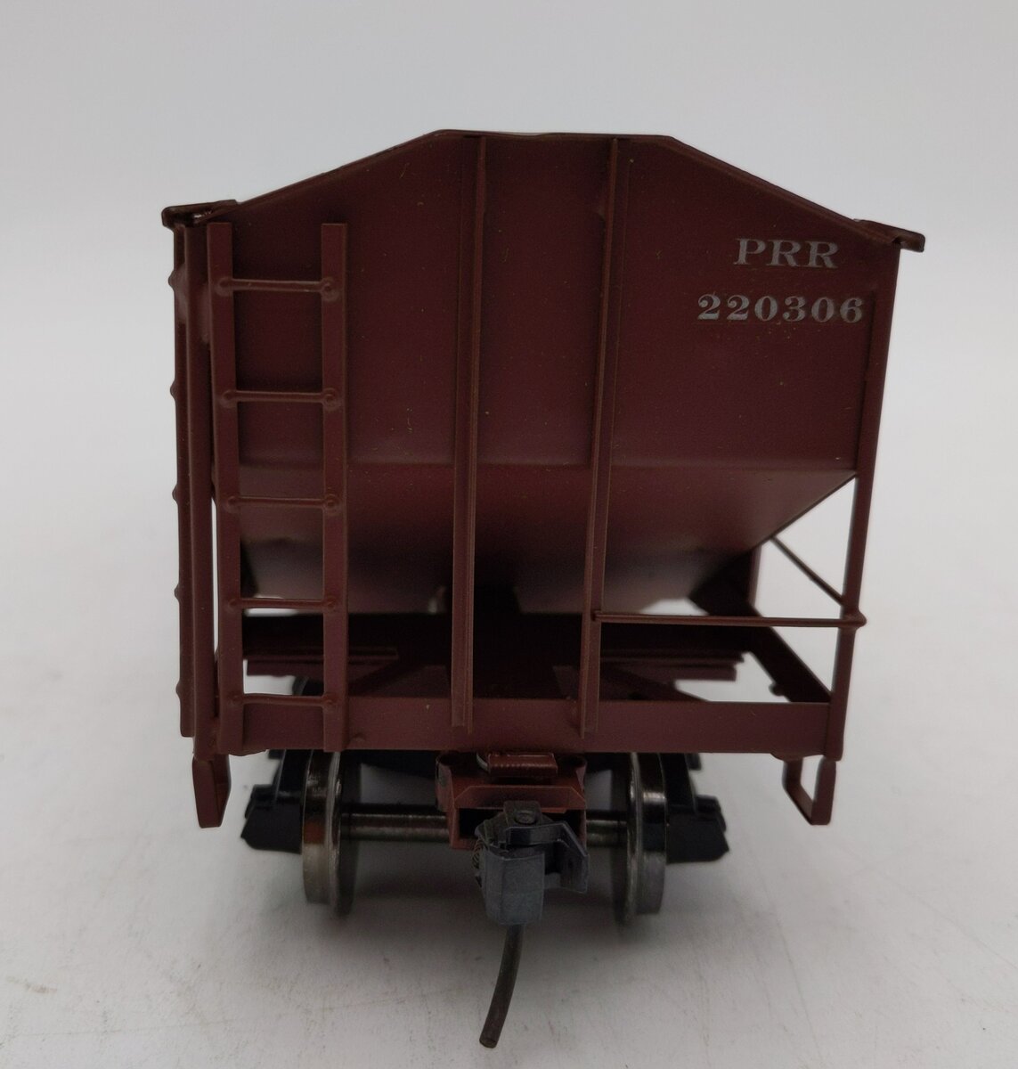 O Gauge Brass Pennsylvania Uncovered Hopper 220306  Custom Painted - 2 Rail