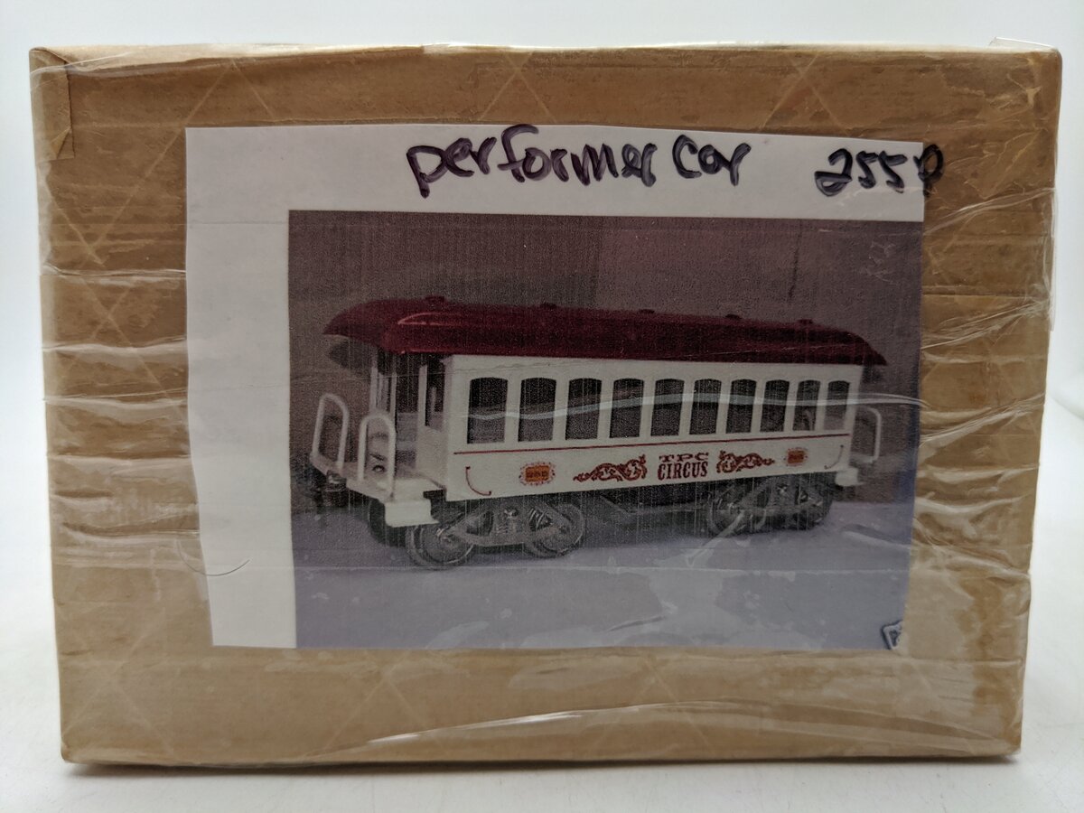 McCoy 255P Standard Gauge Circus Performer Car EX/Box