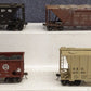Assorted O Scale 2-Rail Gauge Custom Painted Hoppers [4]