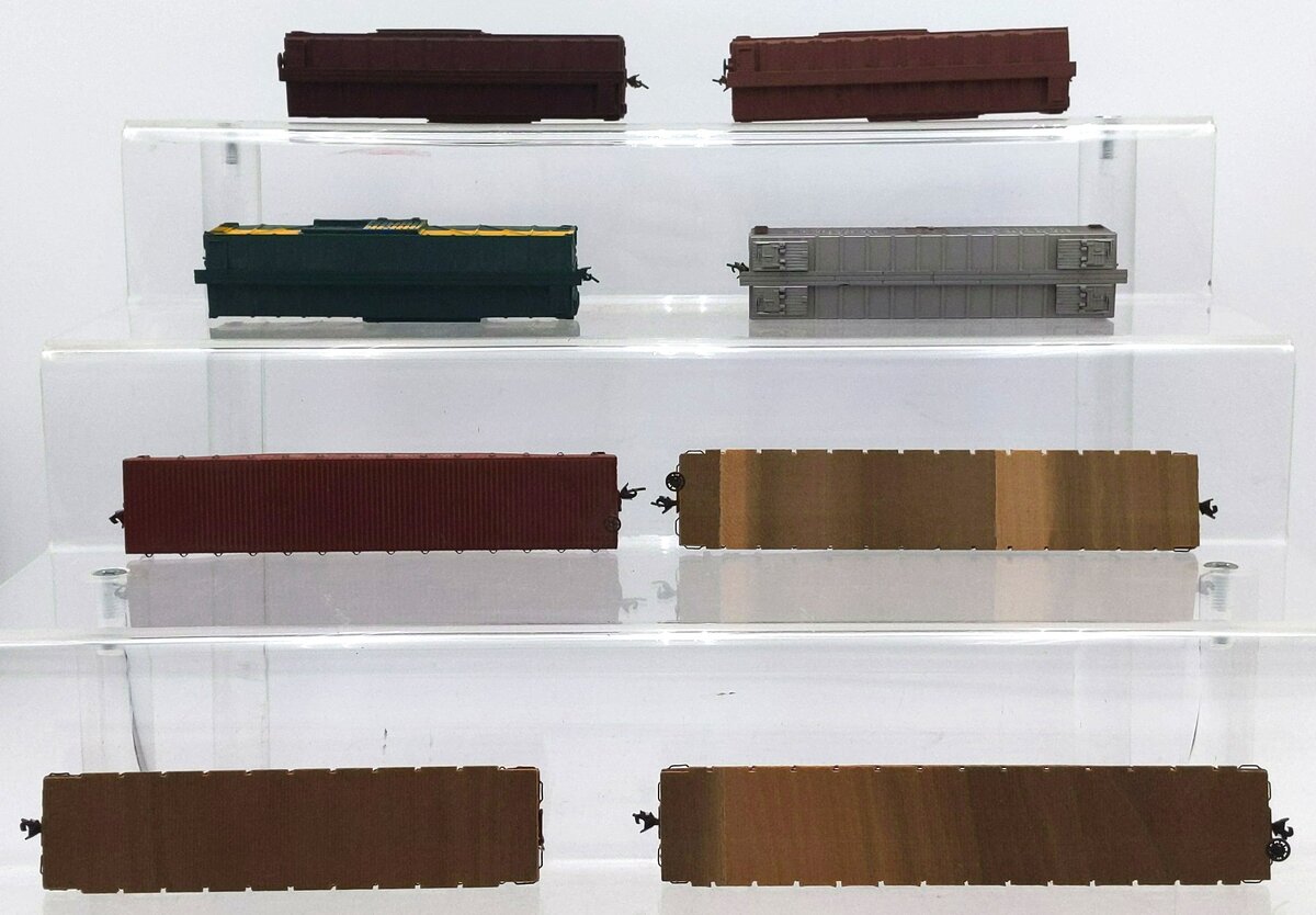 HO Scale Assorted Custom Freight Cars [8] VG