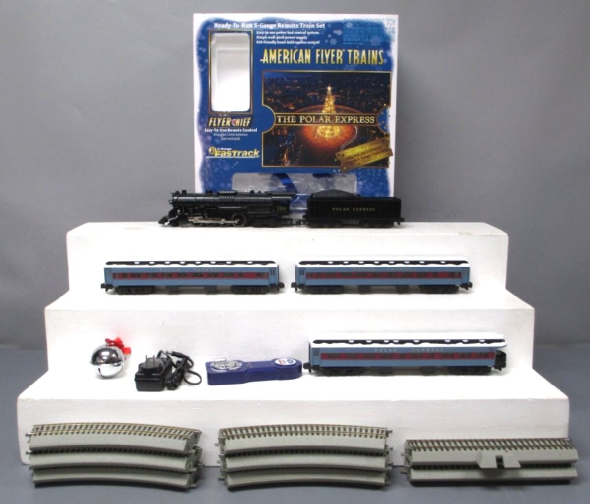 American Flyer 6-49632  S Gauge The Polar Express Train Set w LionChief Plus