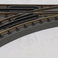 MTH 40-1044 042 Nickel Silver RealTrax Left Hand Remote Switch Turnout EX