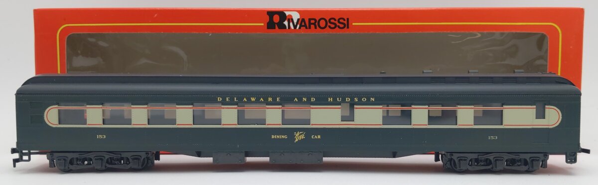 Rivarossi 6504/0 HO Delaware & Hudson Dining Car #153 EX/Box