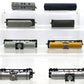 HO Scale Assorted Diesel B Unit Locomotive & Freight Cars [9] VG