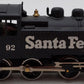 Mantua 302-001 HO Santa Fe "Little Six" 0-6-0 Steam Locomotive #92 EX/Box