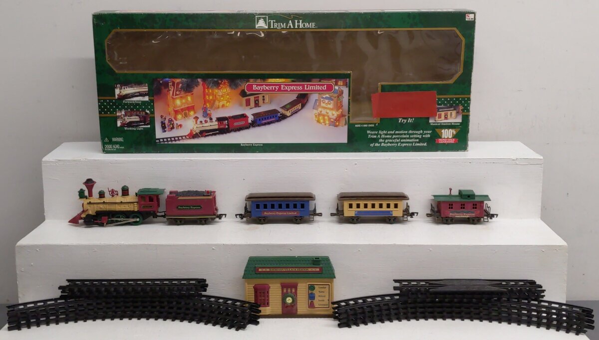 New Bright 174K Bayberry Expression Steam Engine Set #12 VG/Box