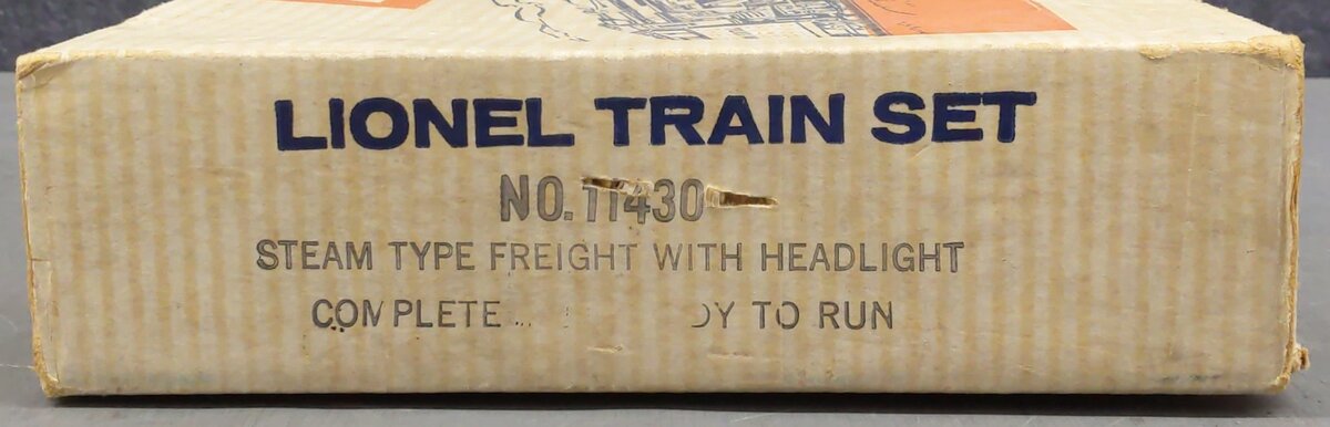 Lionel 11430 Vintage O 1062 Steam Freight Set with #1061T,6176,6142,6 VG/Box