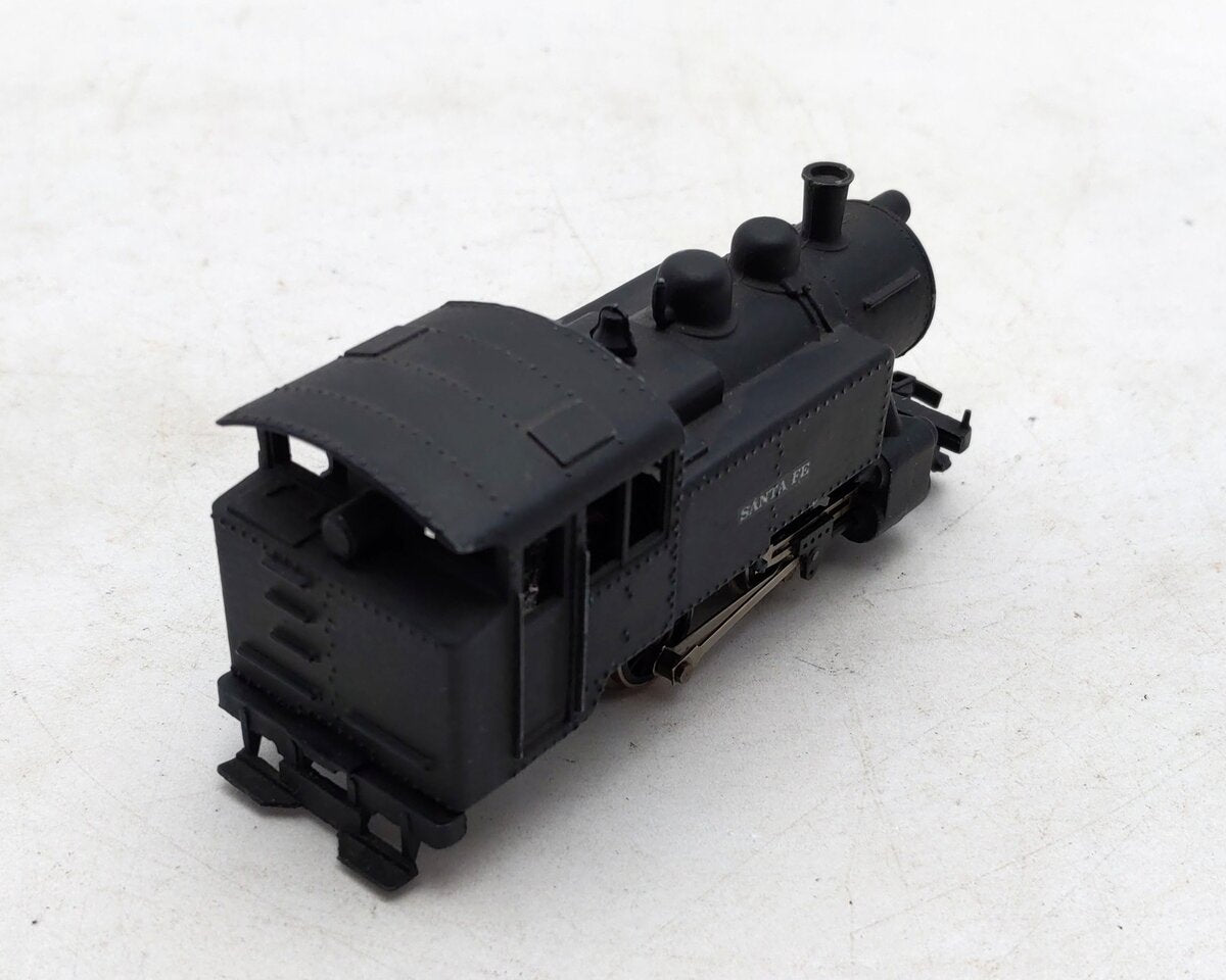 Mantua 213 HO Scale Atchison Topeka Santa Fe 0-4-0 Die Cast Switcher - Custom